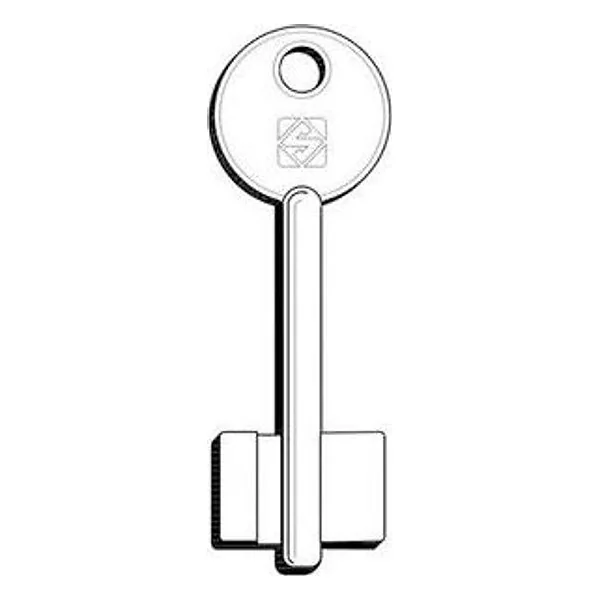 Silca 5ID13 Chiave Doppia Mappa Ottone – cod. CPD7653