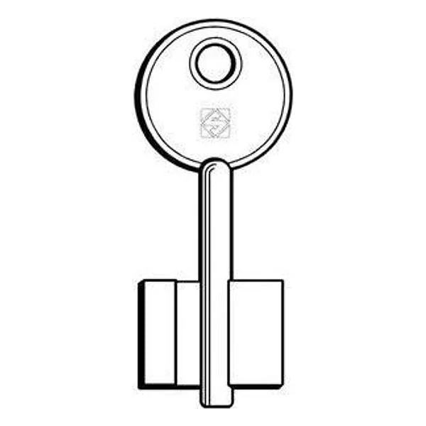 Silca 5ID7 Chiave Doppia Mappa Ottone – cod. CPD1128