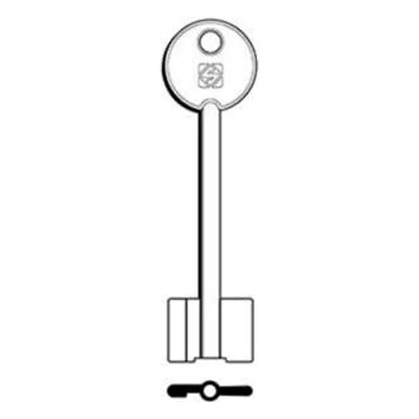 Silca 5ID9F Chiave Doppia Mappa Ottone – cod. CPD501609