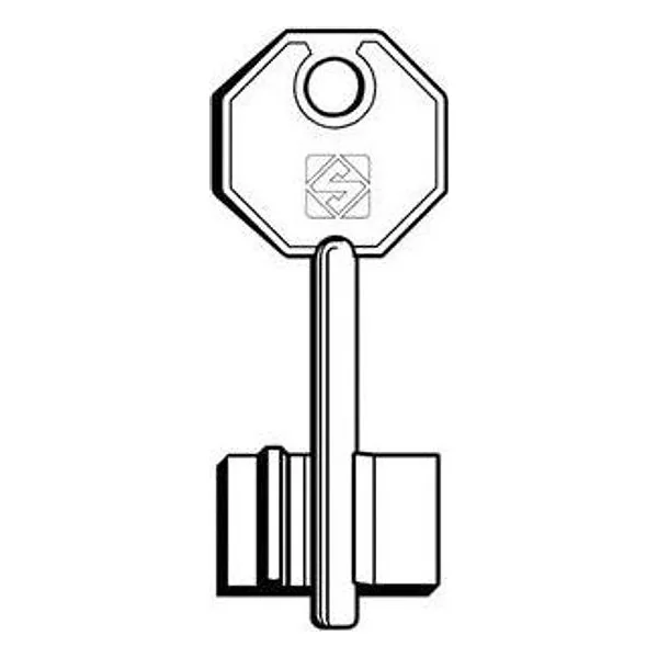 Silca 5PT3 Chiave Doppia Mappa Ottone – cod. CPD25382