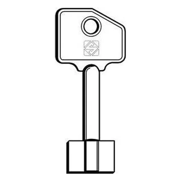 Silca 5R7 Chiave Doppia Mappa Ottone – cod. CPD12967