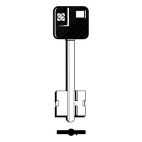 Silca 5YA18P Chiave Doppia Mappa Ottone – cod. CPD501624