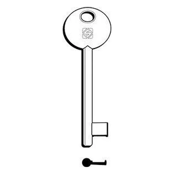 Silca 6P2D Chiave Patent Pari Nichelata – cod. CPD40292