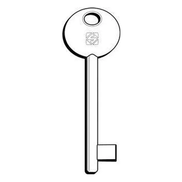 Silca 6P2MP Chiave Patent Piena Ottonata – cod. CPD40294