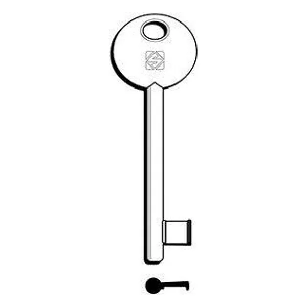 Silca 6P2S Chiave Patent Disp Nichelata – cod. CPD40293