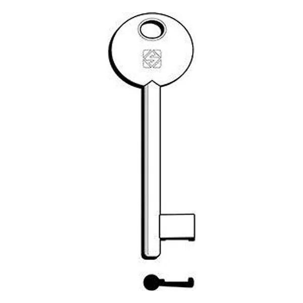 Silca 6P3D Chiave Patent Pari Nichelata – cod. CPD40290