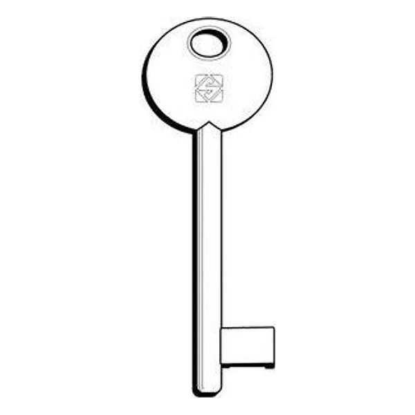 Silca 6P3D Chiave Patent Pari Ottonata – cod. CPD40286