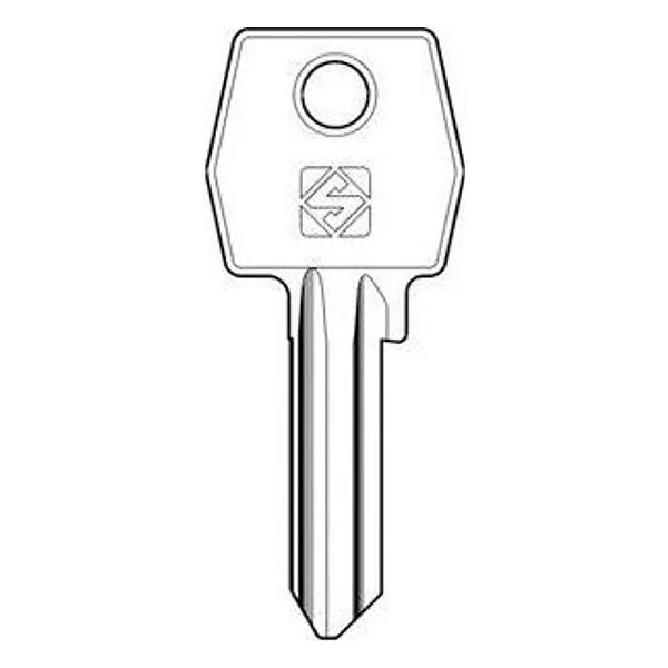 Silca AGB1R Chiave Profilo Ottone – cod. CPD12174