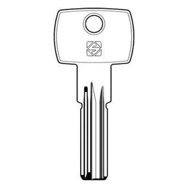 Silca AGB6 Chiave Punzonata Ottone – cod. CPD195
