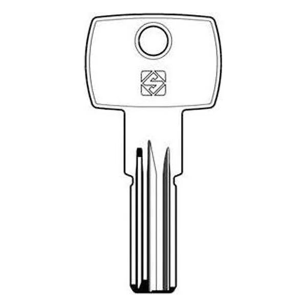 Silca AGB7 Chiave Punzonata Ottone – cod. CPD224