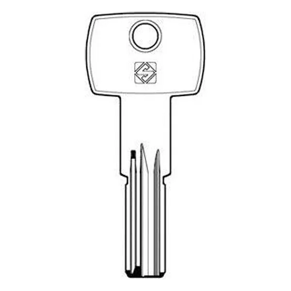 Silca AGB9 Chiave Punzonata Ottone – cod. CPD8068