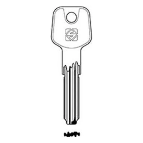 Silca BAI26 Chiave Punzonata Ottone – cod. CPD501647
