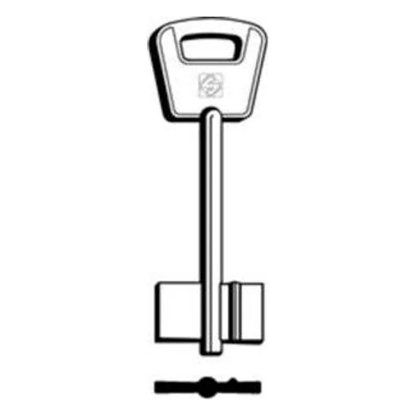 Silca Bec Chiave Doppia Mappa Ottone – cod. CPD501648