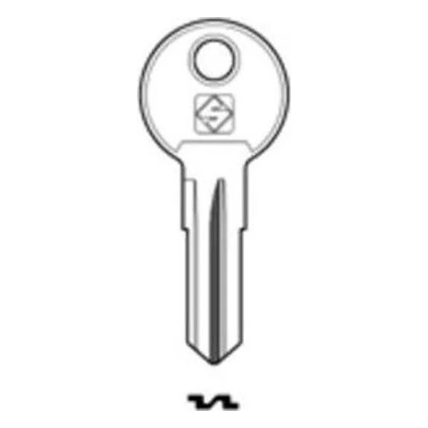 Silca CAB2R Chiave Profilo Ottone – cod. CPD502091