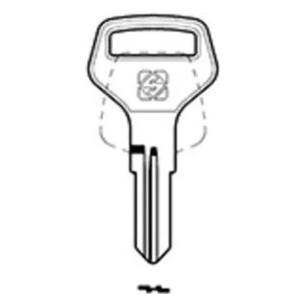 Silca CAX1R Chiave Profilo Ottone – cod. CPD501658
