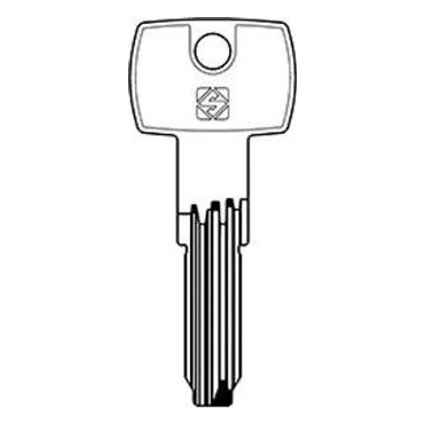 Silca CB97SMD Chiave Punzonata Ottone – cod. CPD503126