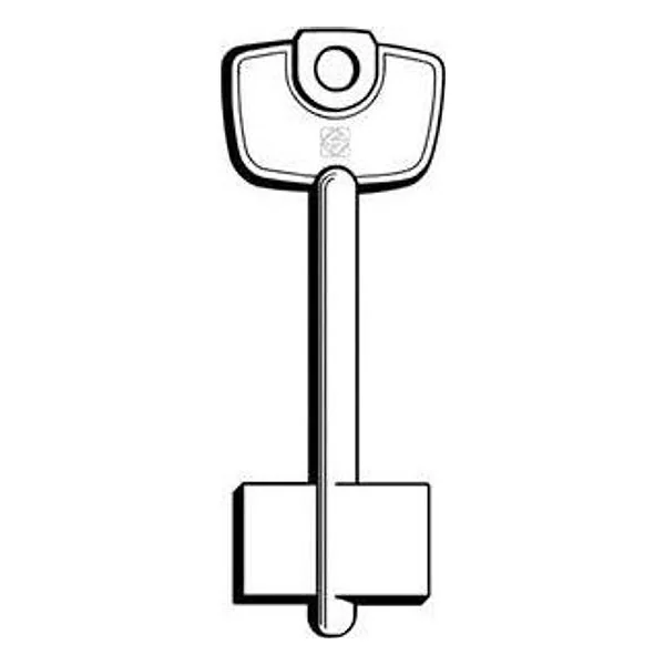 Silca CQ Chiave Doppia Mappa Ottone – cod. CPD25367