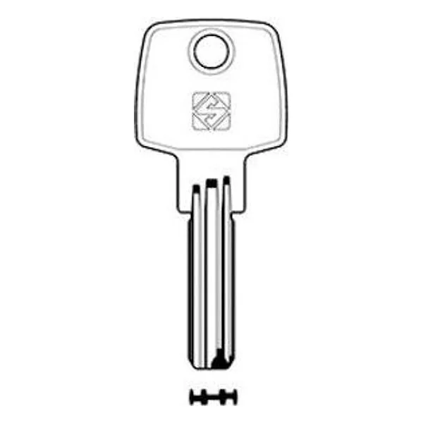 Silca CS48 Chiave Punzonata Ottone – cod. CPD334