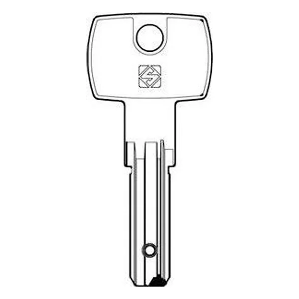Silca DM139 Chiave Punzonata Nichel – cod. CPD8064