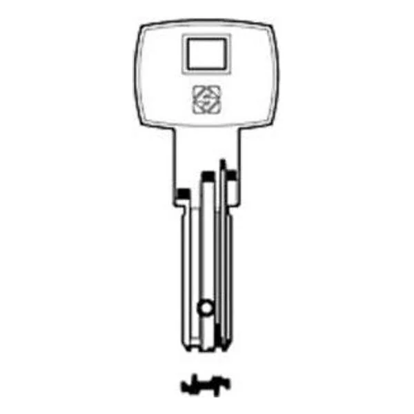 Silca DM144 Chiave Punzonata Ottone – cod. CPD501713
