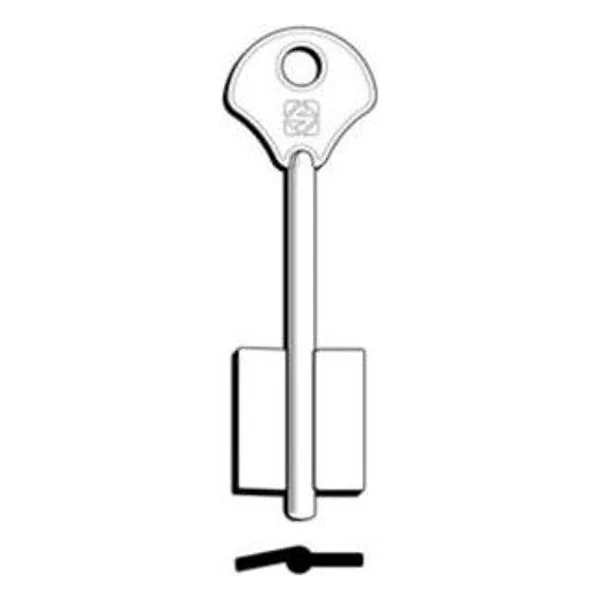 Silca En Chiave Doppia Mappa Ottone – cod. CPD502058
