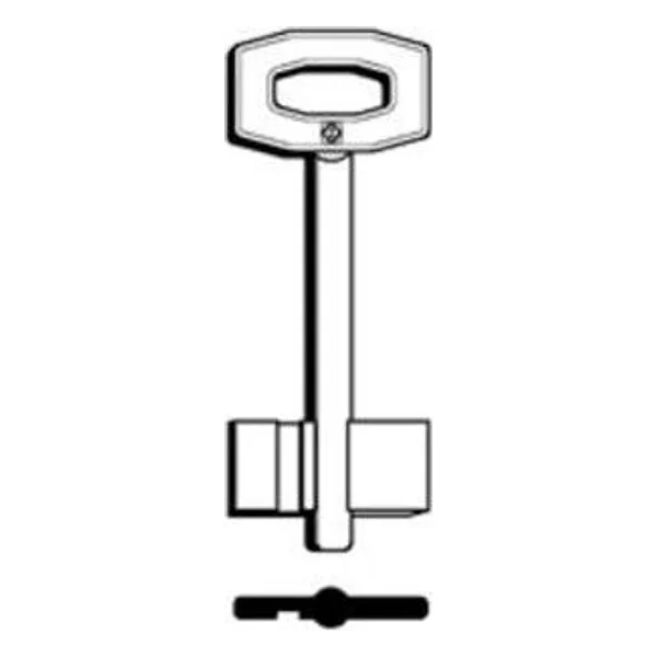 Silca F Chiave Doppia Mappa Ottone – cod. CPD501721