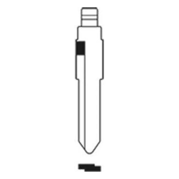 Silca HU133RCH Chiave Inserto per Radioc Irfh (OPEL-SUZUKI) – cod. CPD501781