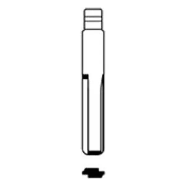 Silca HU43CH Chiave Inserto per Radioc Irfh (OPEL) – cod. CPD501798