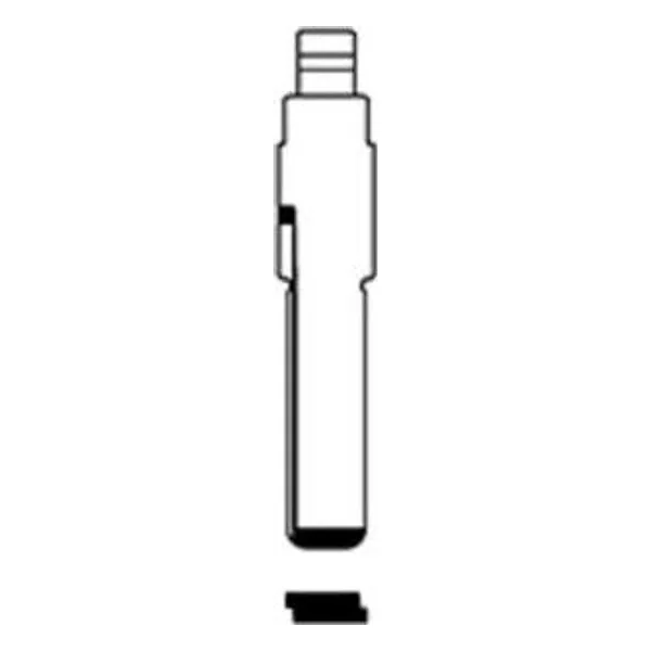 Silca HU66CH Chiave Inserto per Radioc Irfh (AUDI-VW) – cod. CPD501806