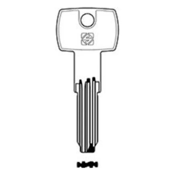 Silca IBF4 Chiave Punzonata Ottone – cod. CPD501837