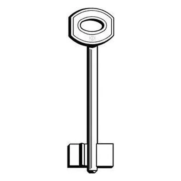 Silca JW50 Chiave Doppia Mappa Ottone – cod. CPD13415