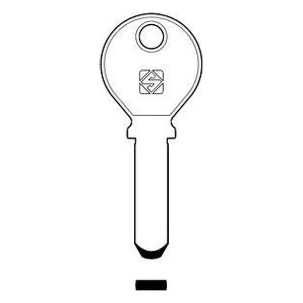 Silca KE3 Chiave Punzonata Ottone – cod. CPD95886