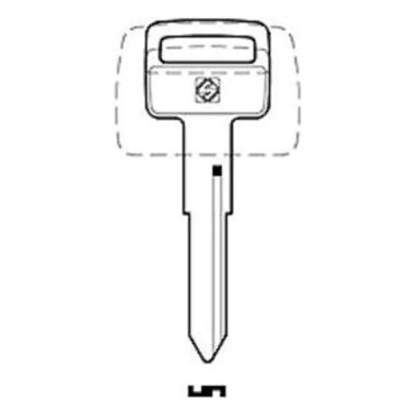 Silca KOM1 Chiave Auto Ottone – cod. CPD501869