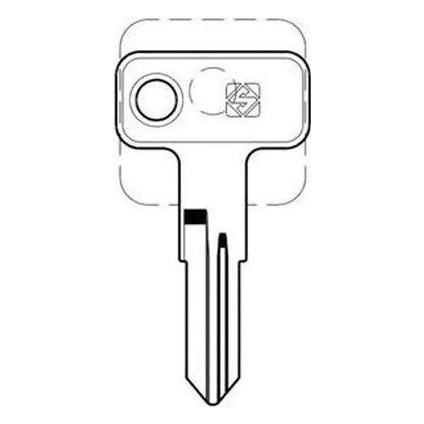 Silca MER33R Chiave Profilo Ottone – cod. CPD526