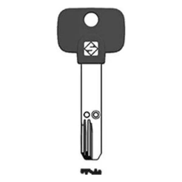 Silca MTK17RP Chiave Punzonata Nichel (262) – cod. CPD501906