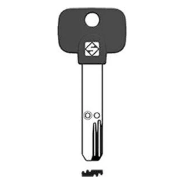 Silca MTK19P Chiave Punzonata Nichel (225) – cod. CPD501909