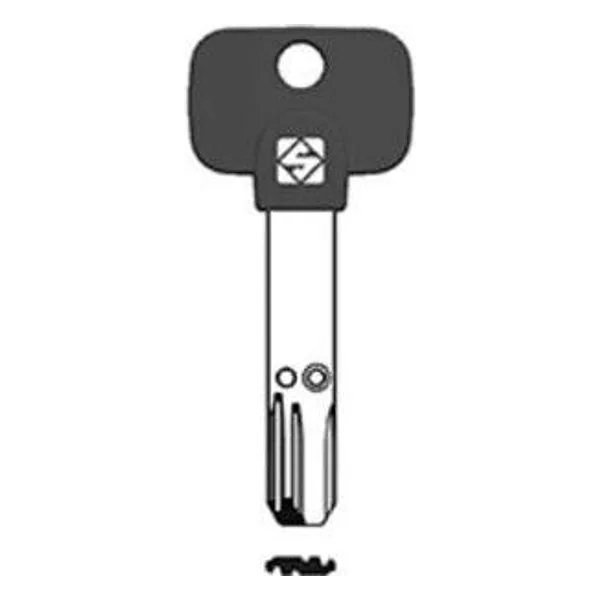 Silca MTK20RP Chiave Punzonata Nichel (252) – cod. CPD501908