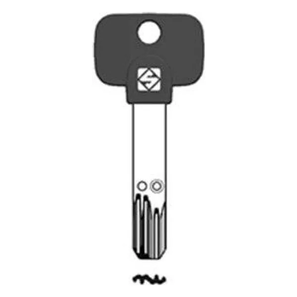 Silca MTK21RP Chiave Punzonata Nichel – cod. CPD502074