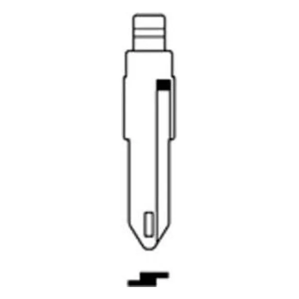 Silca NE73CH Chiave Inserto per Radioc Irfh (RENAULT) – cod. CPD501915