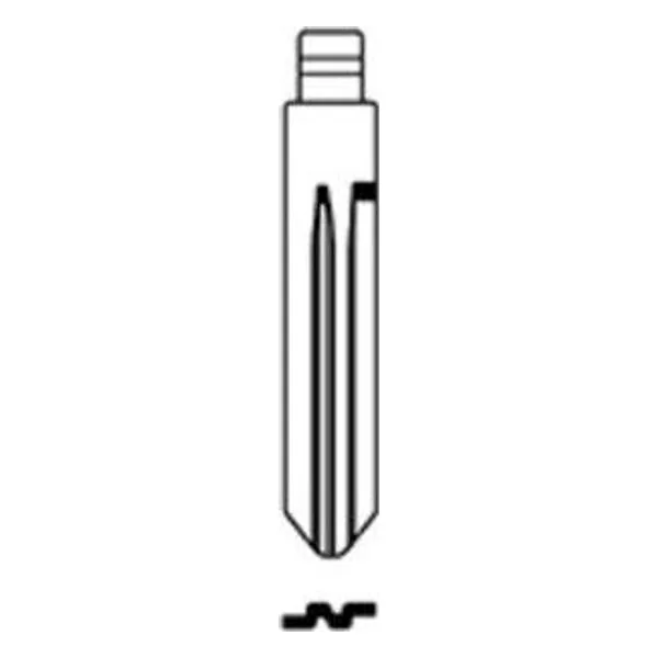 Silca NSN19CH Chiave Inserto per Radioc Irfh (NISSAN) – cod. CPD501925