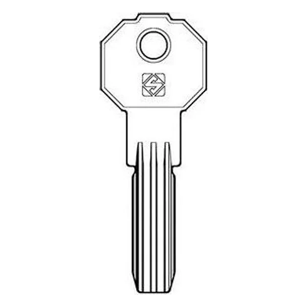 Silca PF20 Chiave Punzonata Ottone – cod. CPD14037