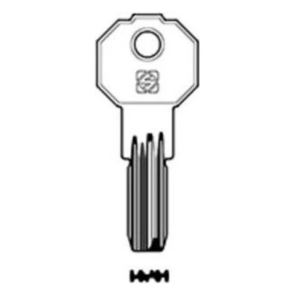 Silca PF22 Chiave Punzonata Ottone – cod. CPD501934