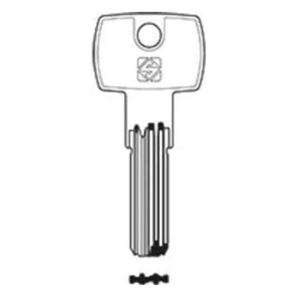 Silca PT9 Chiave Punzonata Ottone – cod. CPD501937