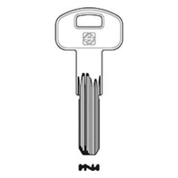 Silca SCM5R Chiave Punzonata Ottone – cod. CPD502117