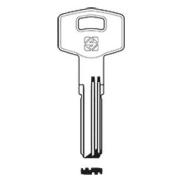 Silca TE24 Chiave Punzonata Ottone – cod. CPD501978