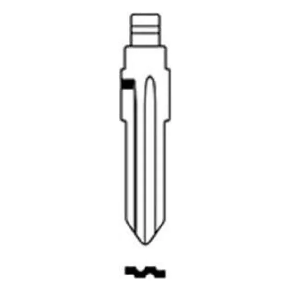 Silca YM28CH Chiave Inserto per Radiocomando Irfh (OPEL) – cod. CPD502040