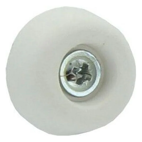 Sottosedia a Cono con Vite Bianco 25 mm Conf 8 PZ – cod. CPD26999