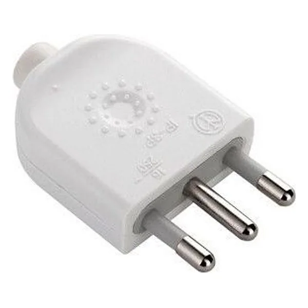Spina 16A 2P+T Bianco FIG.3 – cod. CPD13355