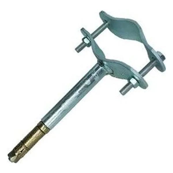 Staffa con Tassello Tubo Antenna 100 mm Muro FIG.4 – cod. CPD24191