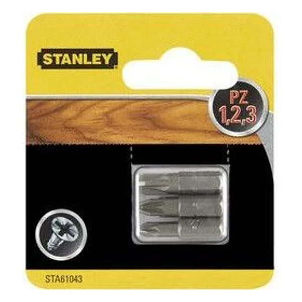 Stanley STA61043 3 Inserti 25MM PZ 1-2-3 – cod. CPD108